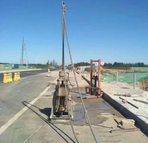 定西公路高聚物注浆加固